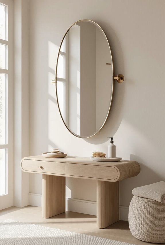 adjustable swivel mirror for styling