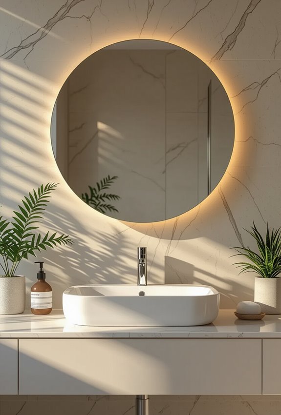 adjustable tilt mirrors for grooming