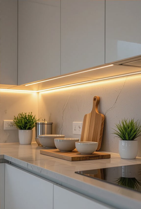 adjustable under cabinet led ambiance