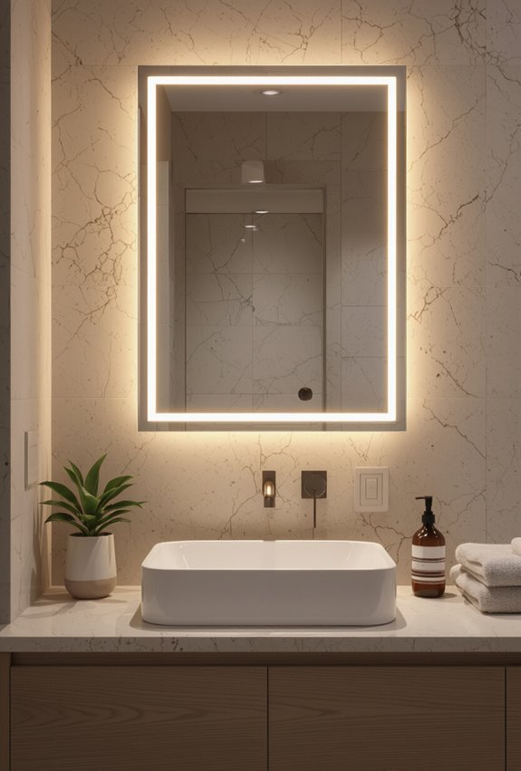 adjustable vanity lighting with presets