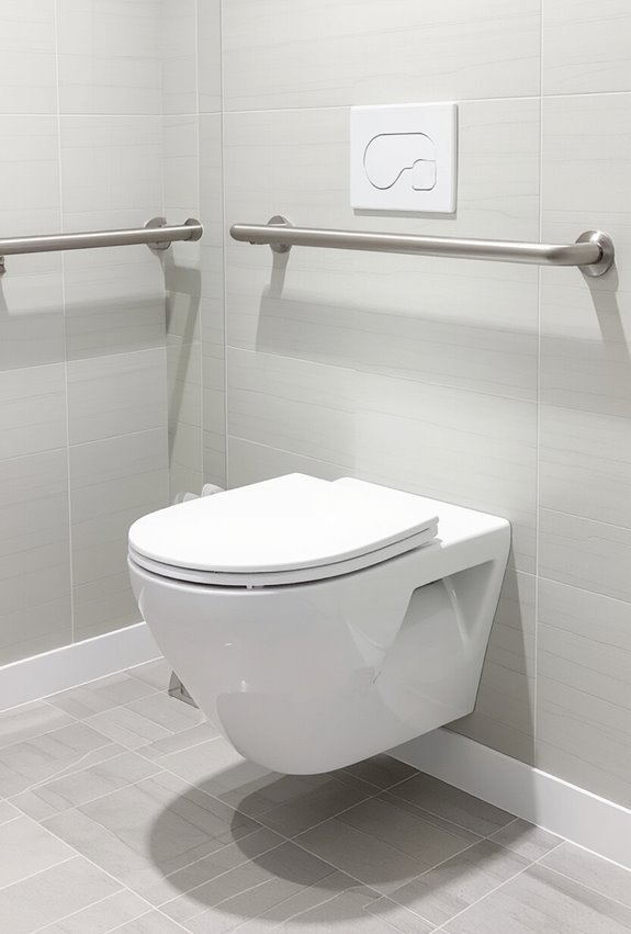 adjustable wall mounted toilet height
