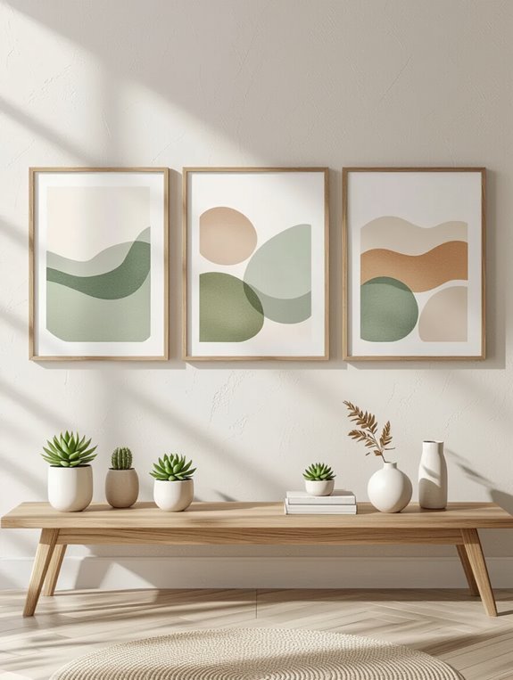 affordable 3 piece wall art