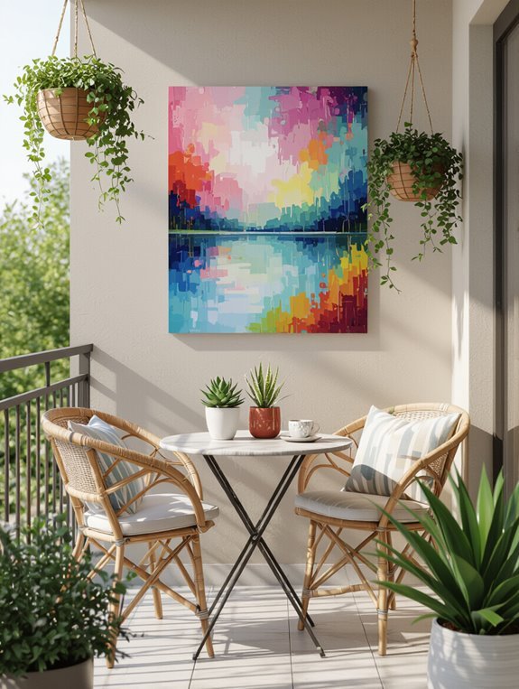 affordable balcony mural ideas