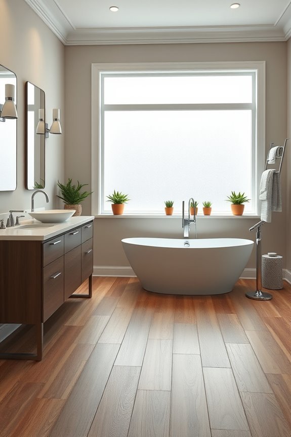 affordable bathroom flooring options