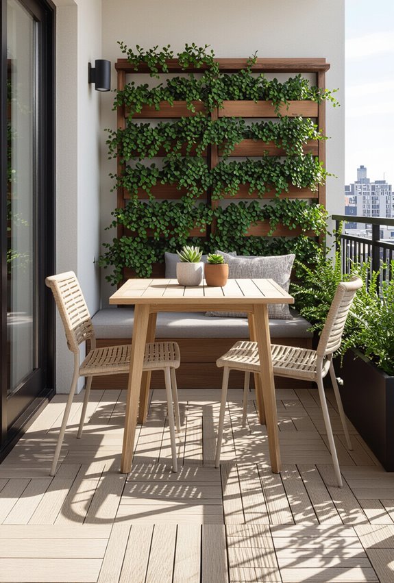 affordable diy balcony greenery ambiance