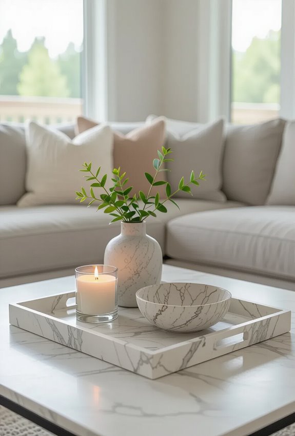 affordable faux marble luxury