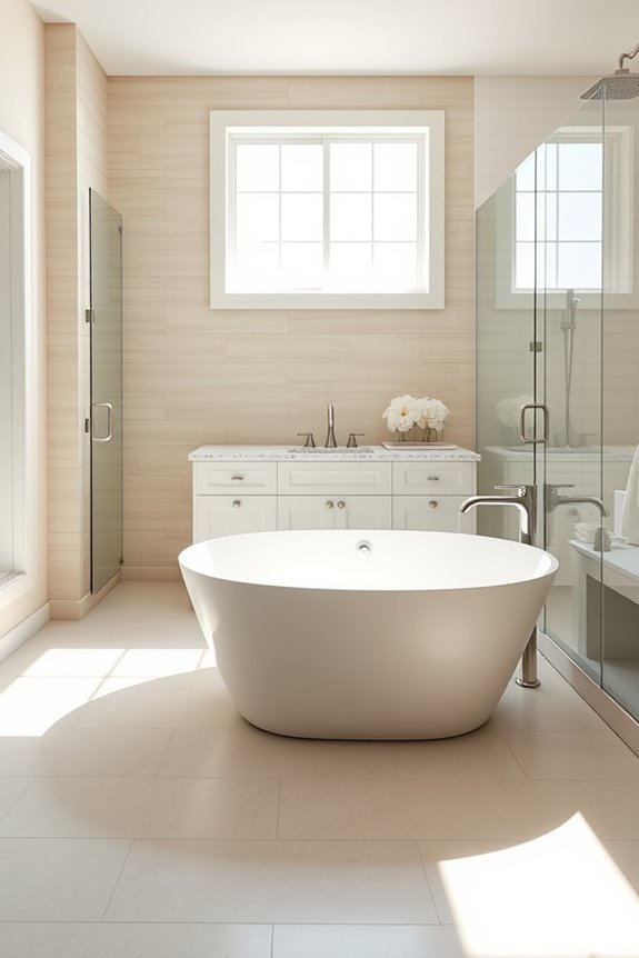 affordable stylish bathroom materials