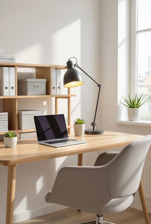 affordable stylish secondhand workspace