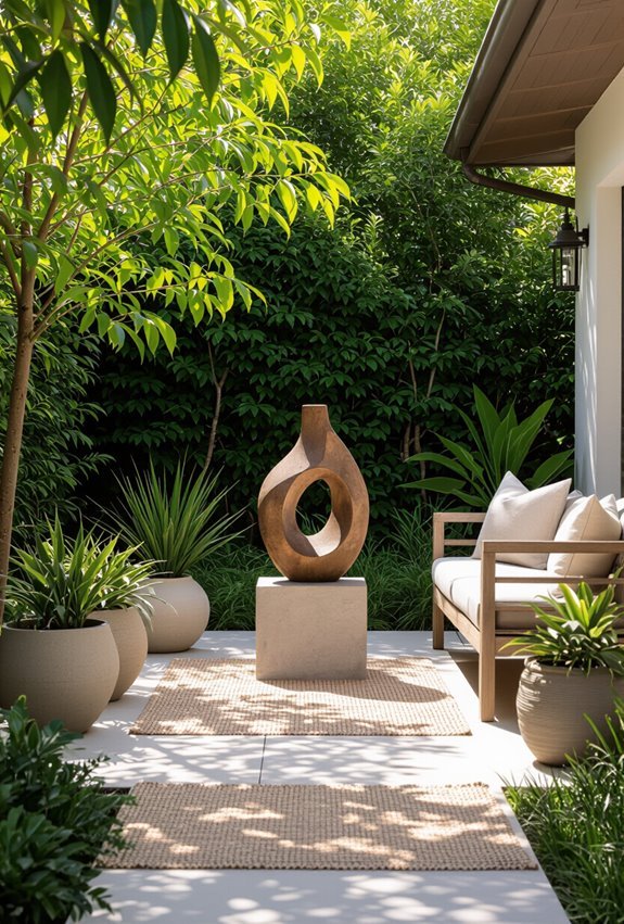 affordable weatherproof outdoor art