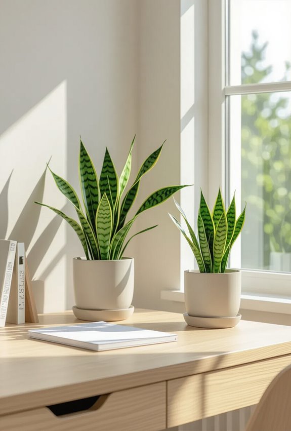 air purifying calming study plants
