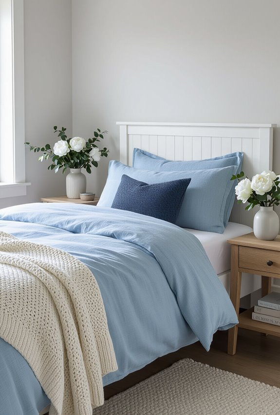 airy powder blue coastal calm
