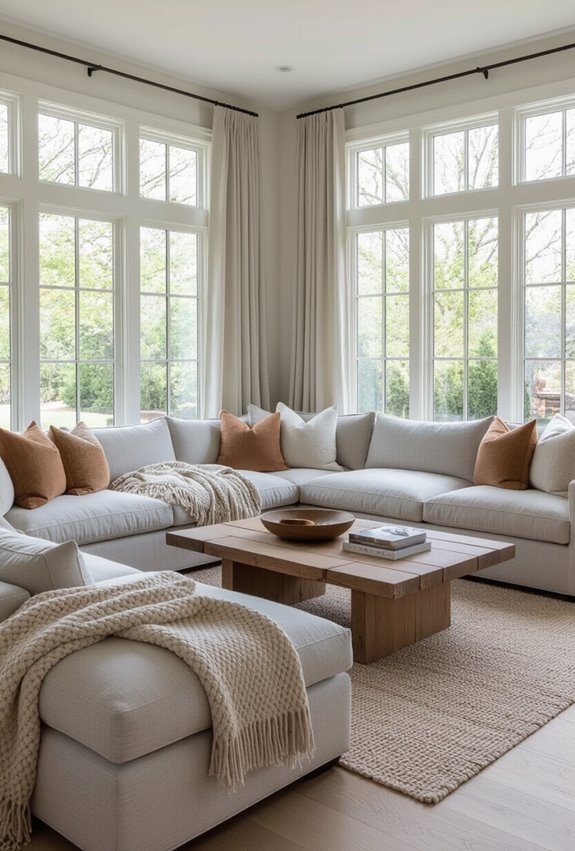 airy rooms cozy nooks