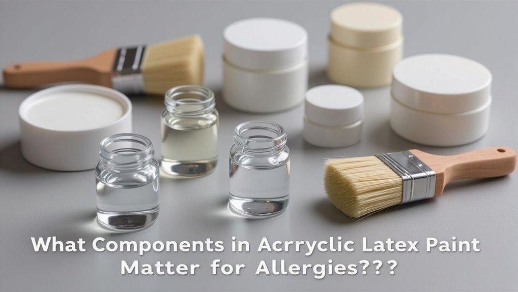 allergy sensitive paint components