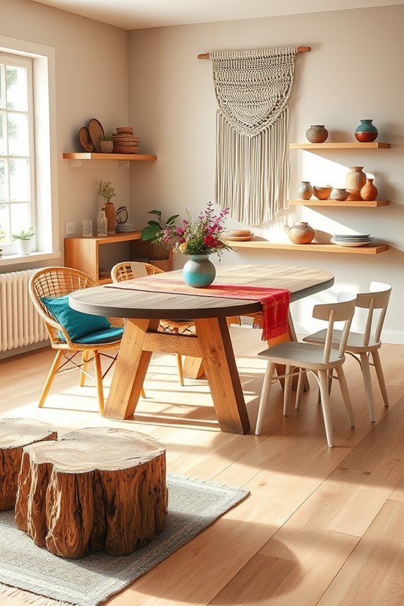 alternative dining table shapes