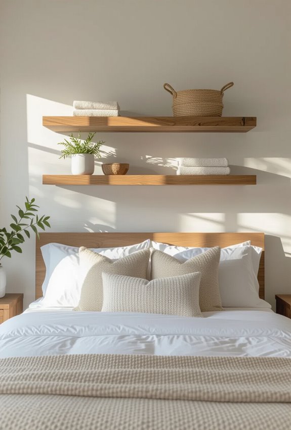 anchor heavy shelves into studs