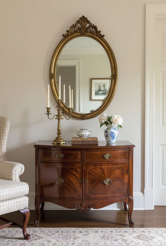 anchor rooms with storied heirlooms