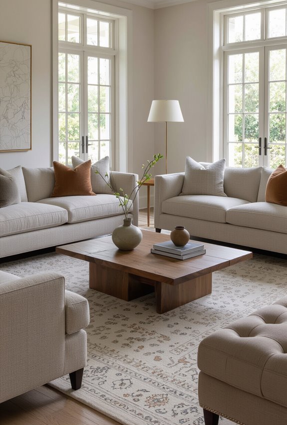 anchor seating with rug