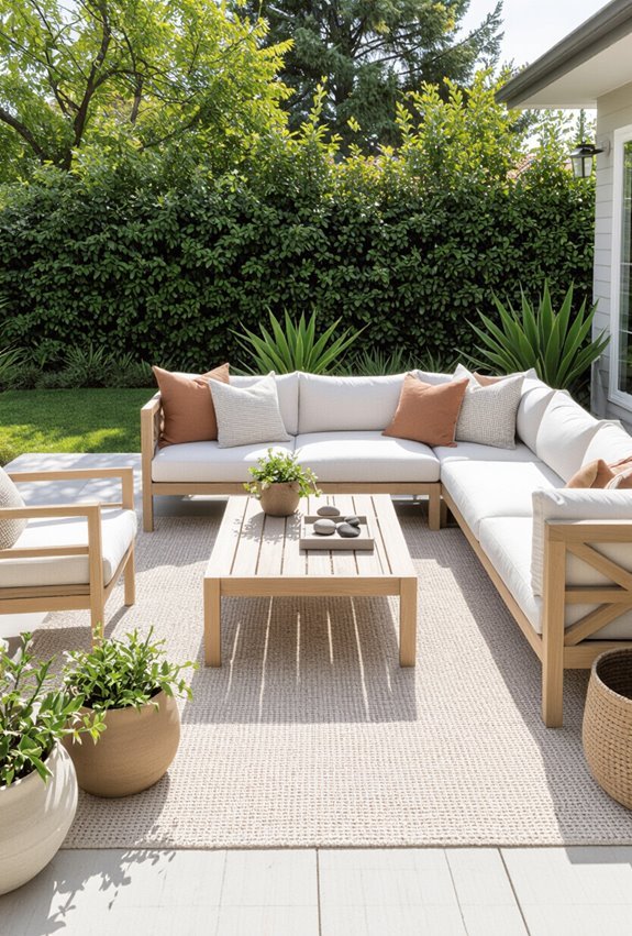 anchor seating with rug