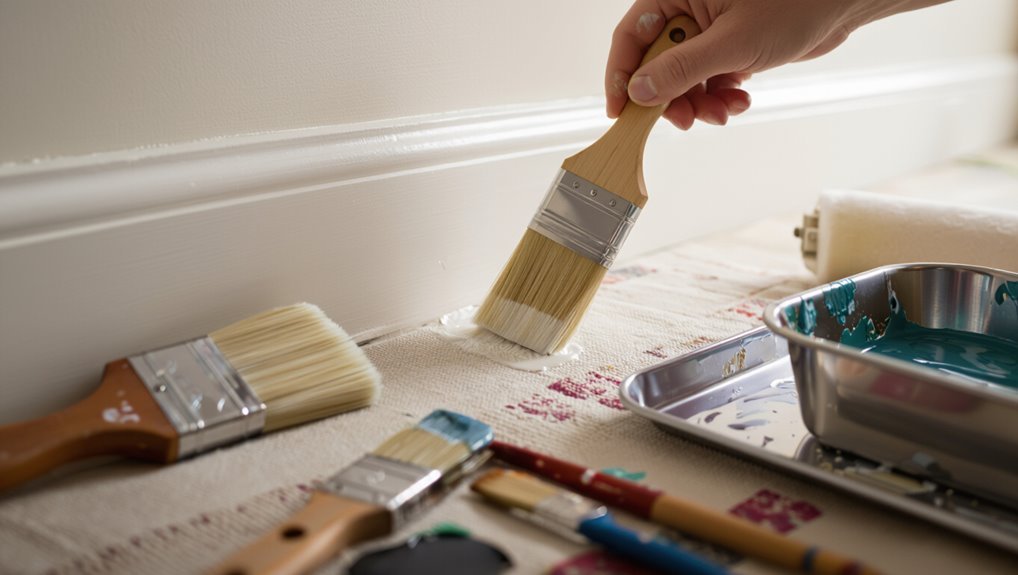 angled sash brush selection