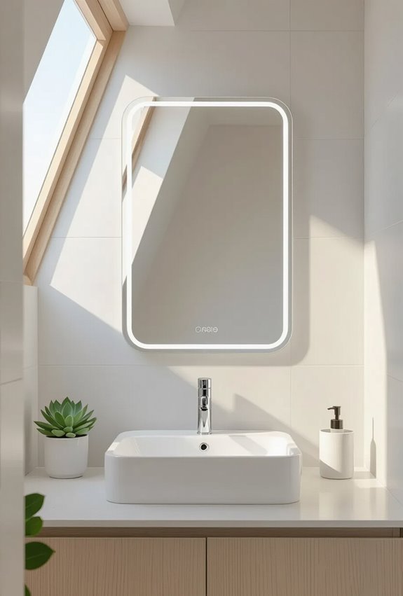 anti fog bathroom mirror solutions