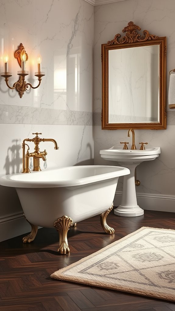 antique hardware enhances elegance