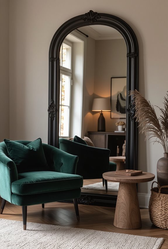 antique mercury mirrors amplify space