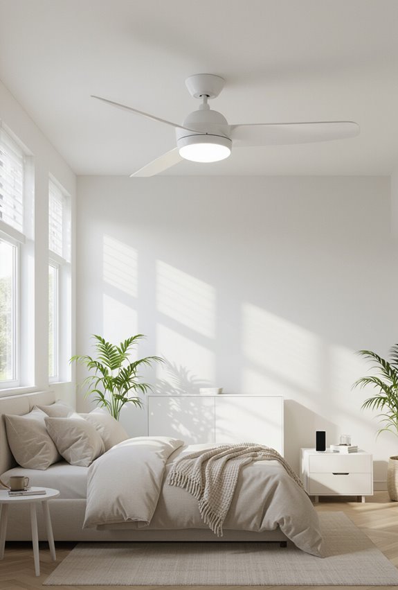 app enabled voice controlled ceiling fans