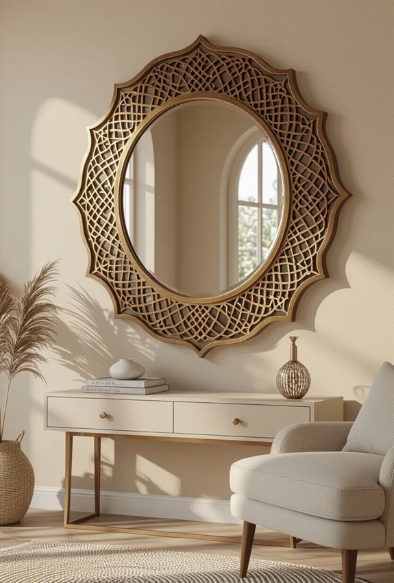 arabic mirrored alcove elegance
