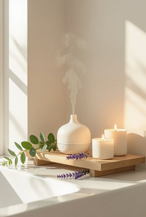 aromatherapy diffusers and candles