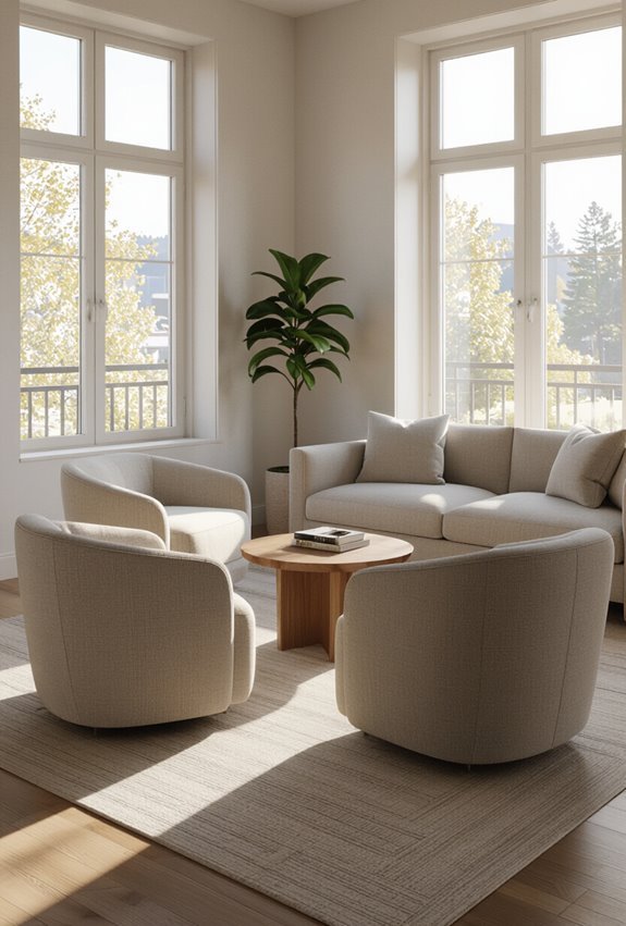 arrange seating for conversation