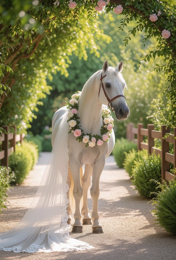 arrive majestically with equine