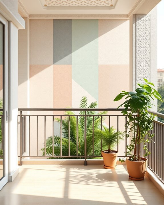 art deco balcony elegance