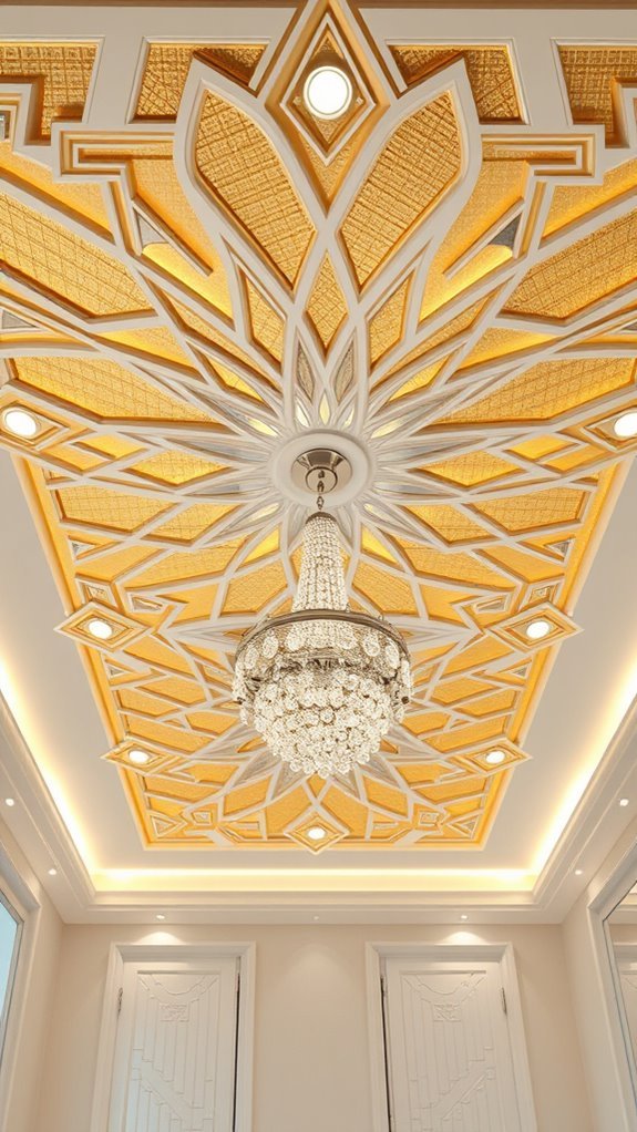art deco ceiling elegance