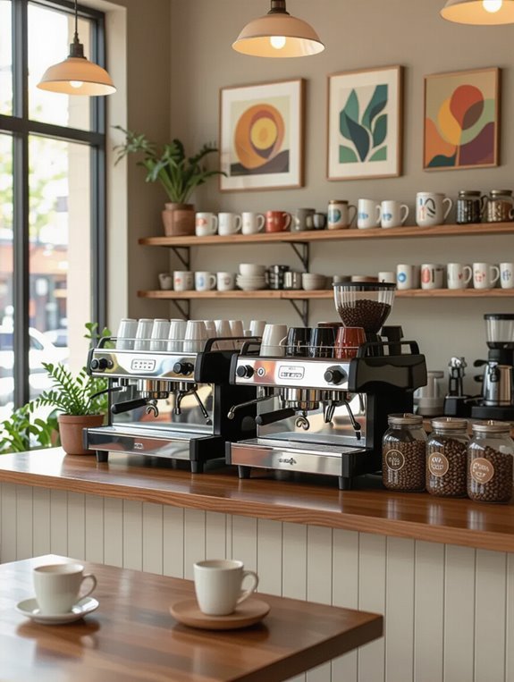 art enhances coffee shop branding