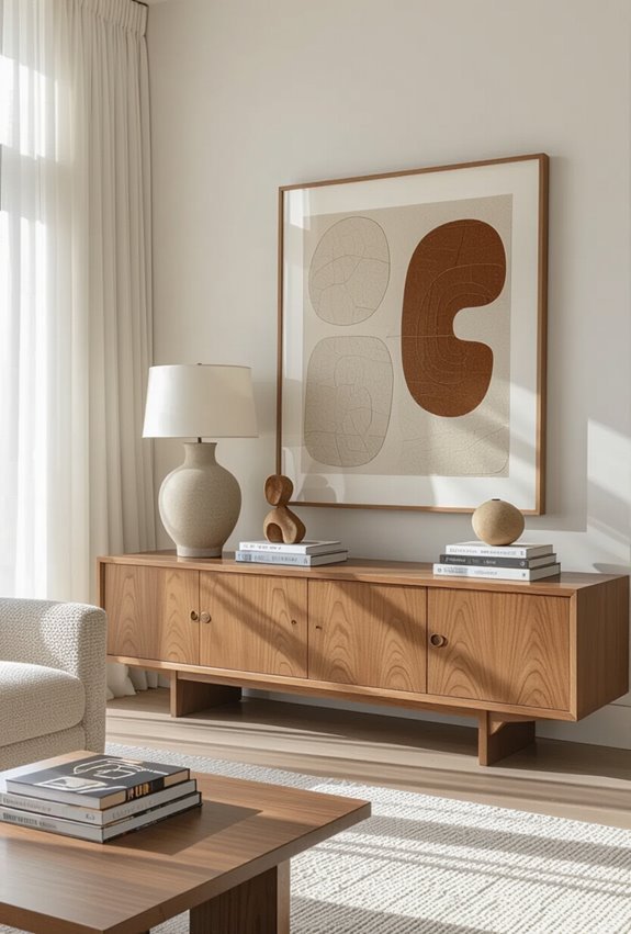 artful personal memorabilia display