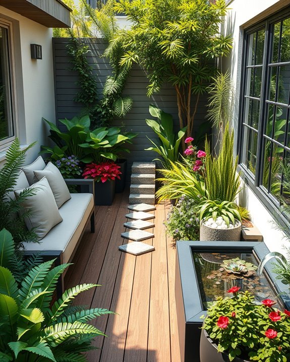 artificial plants for small gardens