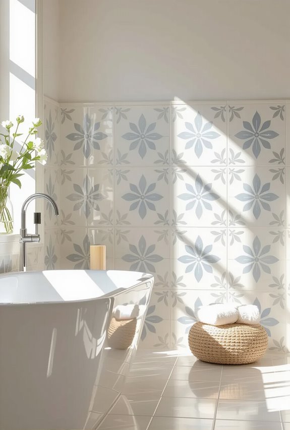 artisan hand painted ceramic tiles