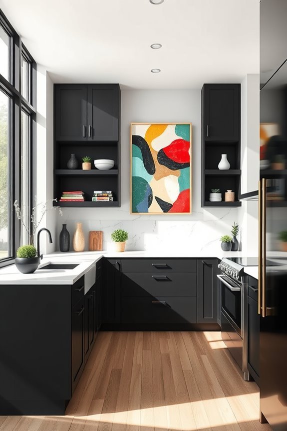 artistic accents for kitchens