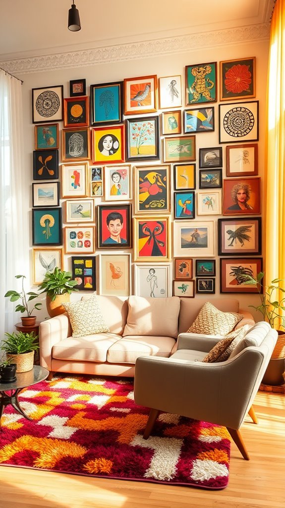 artistic and diverse display