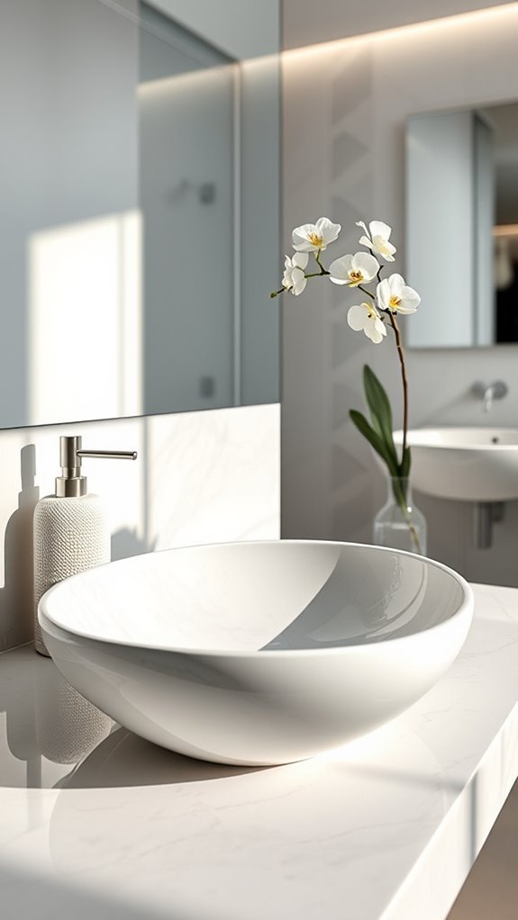 artistic basin accessories elevate aesthetics