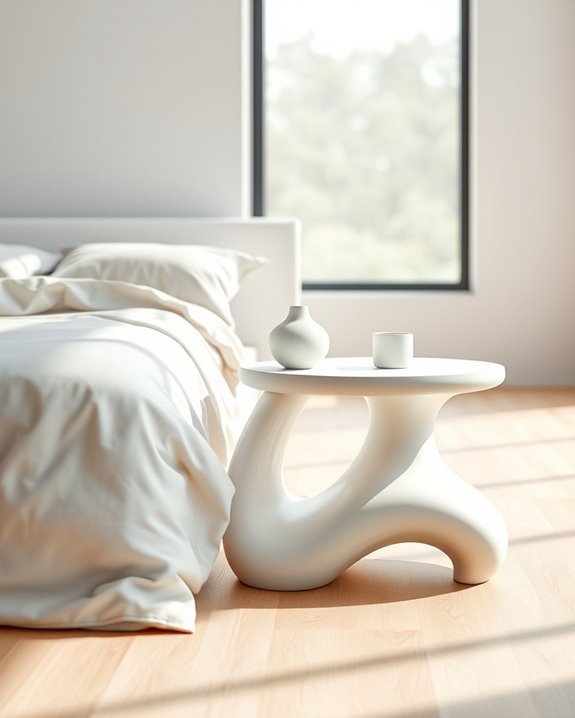 artistic bedside clock sculptures