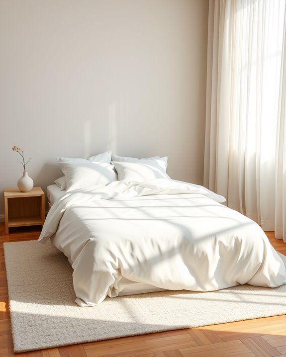 artistic bedside table decor