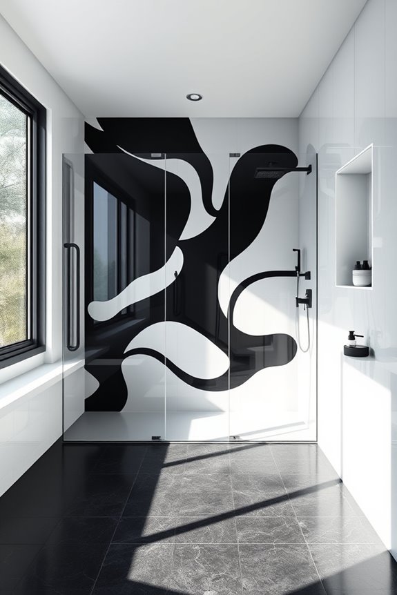 artistic black wall decor