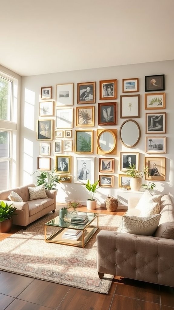 artistic display of memories