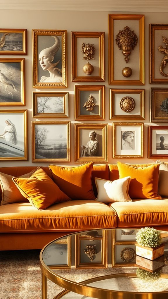 artistic display of memories