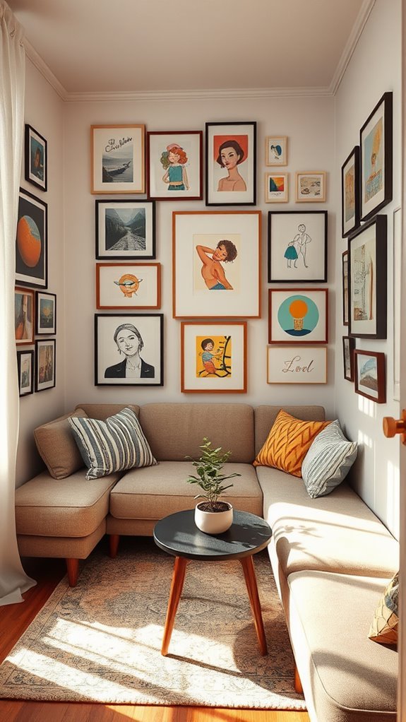 artistic display of memories