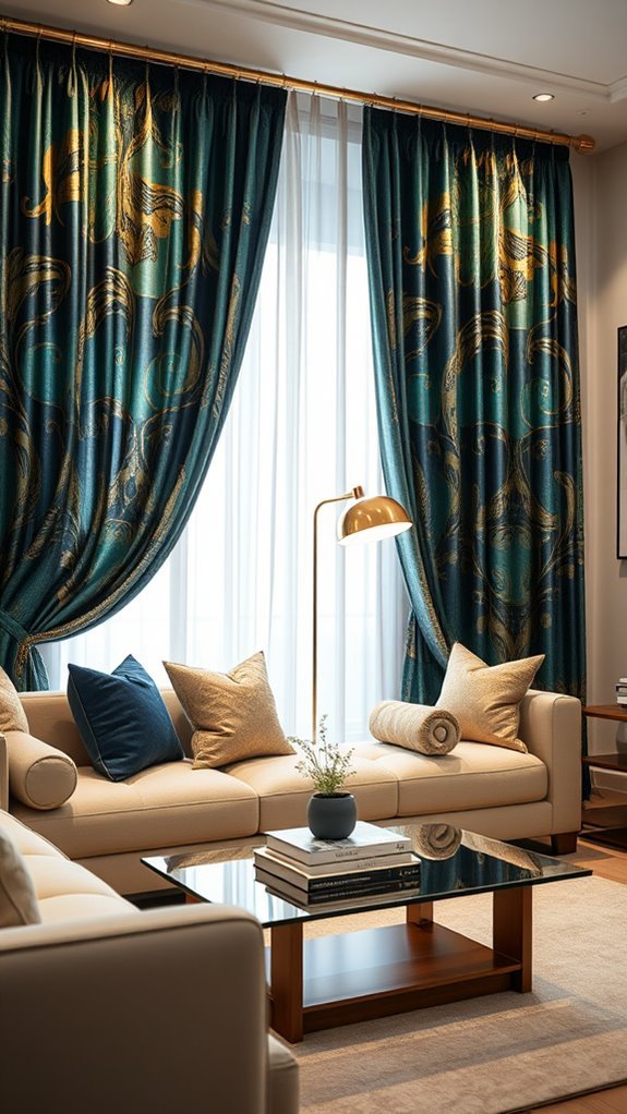 artistic expression through curtains