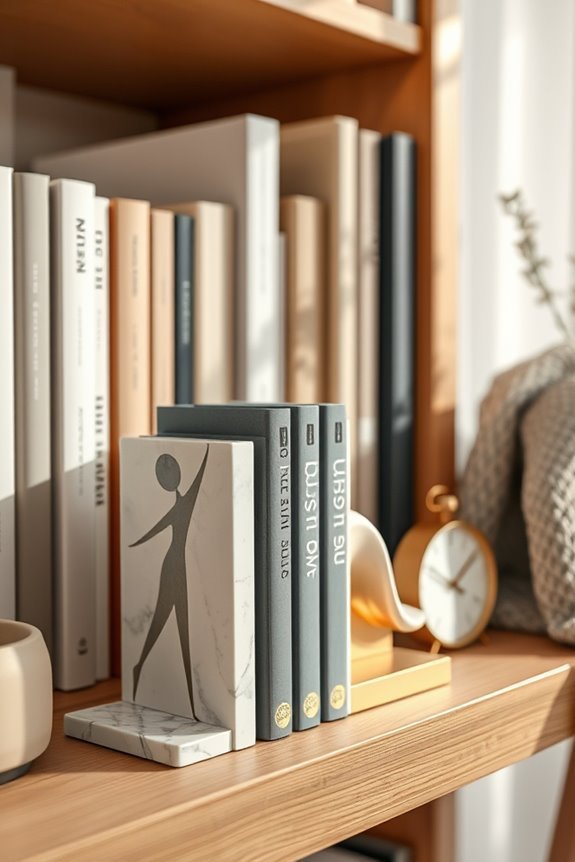 artistic functional bookends collection