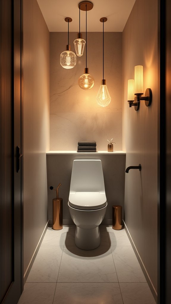 artistic lighting enhances ambiance