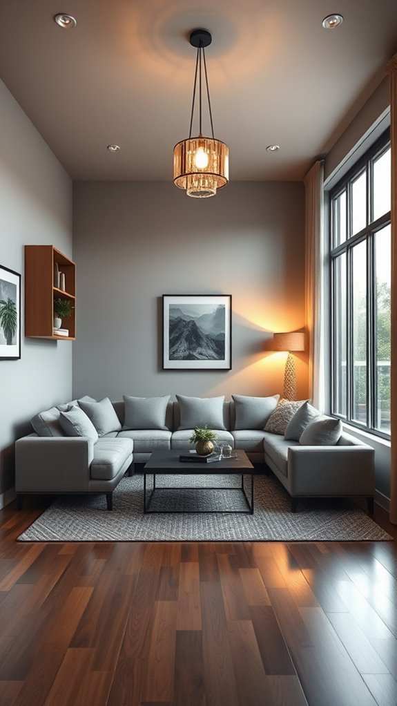 artistic lighting enhances decor